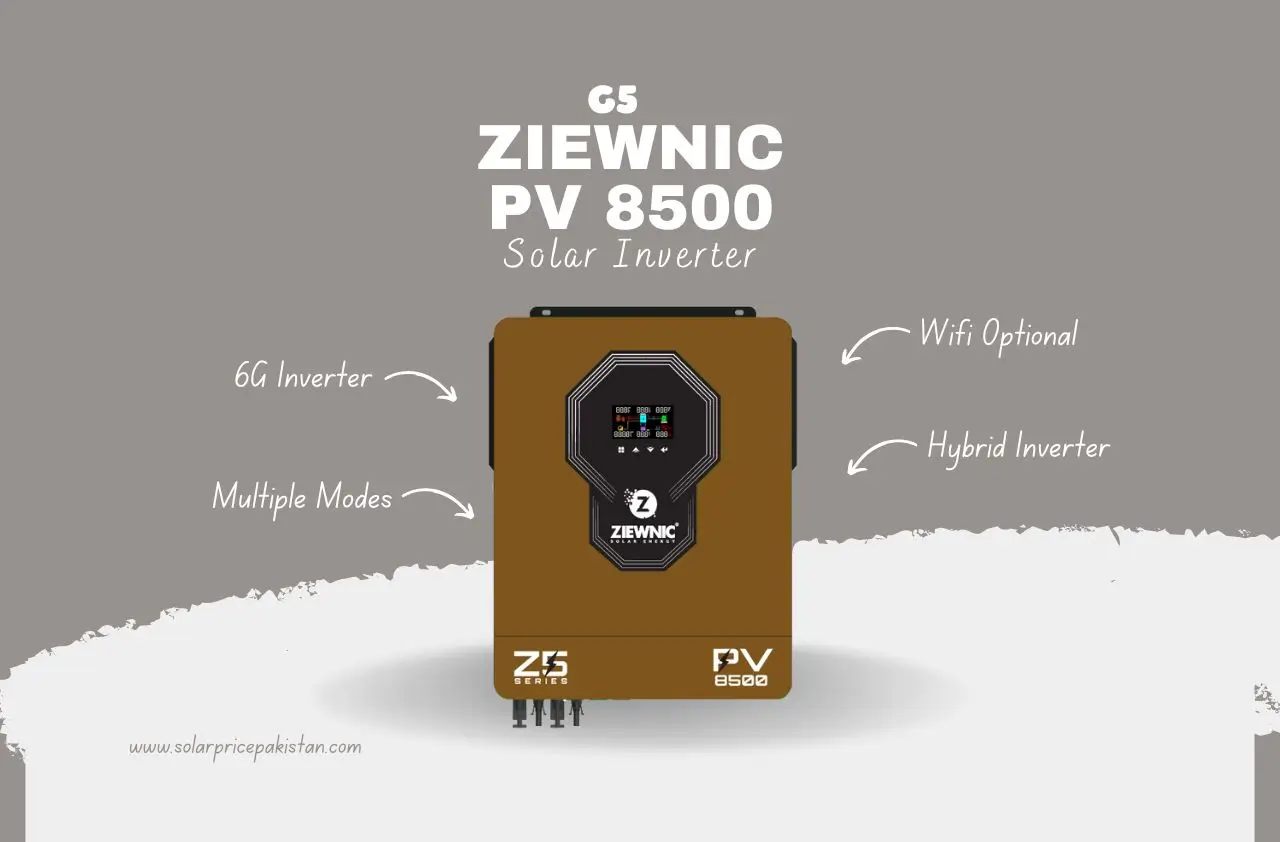 Ziewnic Solar Inverter PV 8500w 6 KW 48V-L-SP-HYBRID